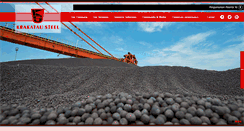 Desktop Screenshot of krakatausteel.com
